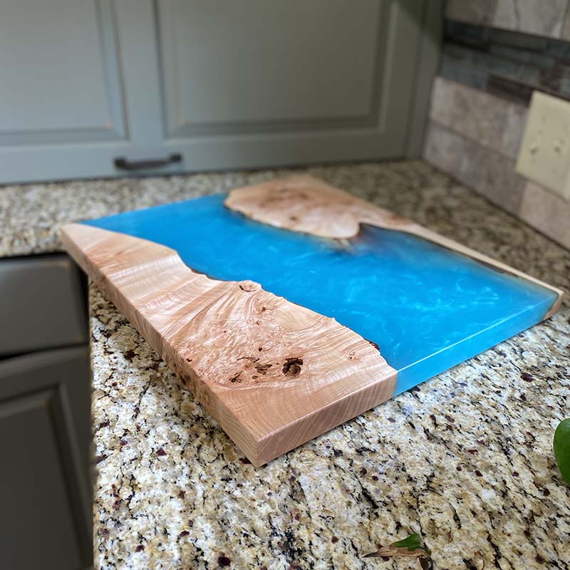 Bright Blue Epoxy Board