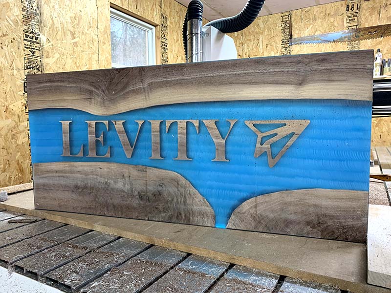 Levity — Custom Wood Sign