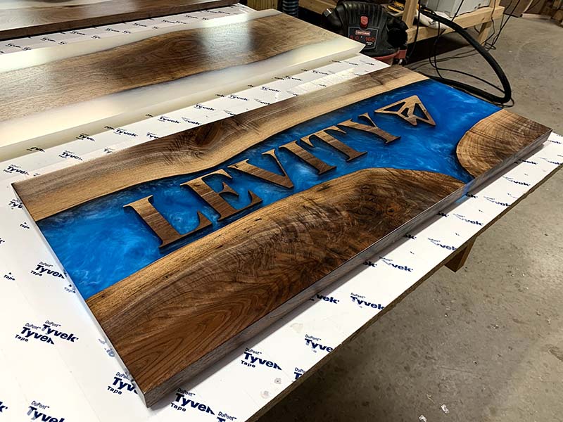 Levity — Custom Epoxy Letter Board