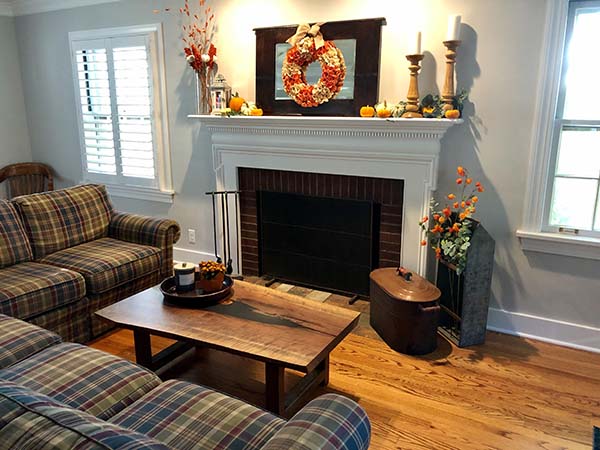The Black Walnut Wood Coffee Table