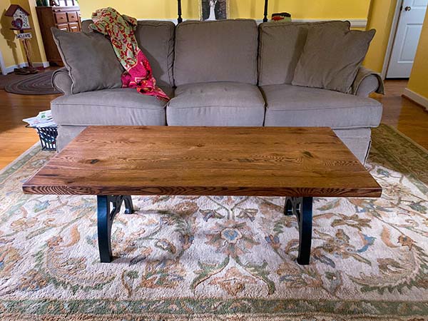 The Rustic White Oak Coffee Table