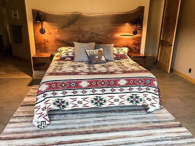 Utah Black Walnut Headboard
