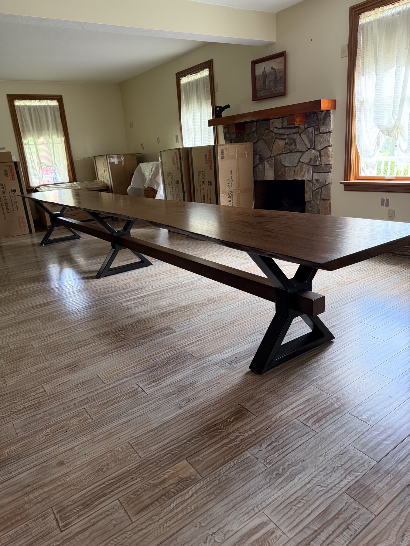 Wood dining tables