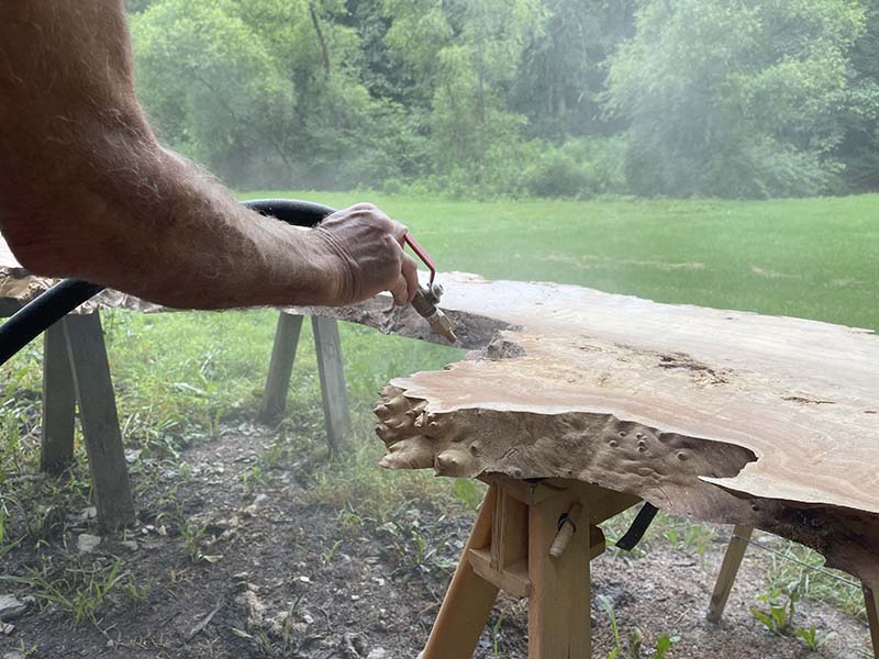 Cottonwood Epoxy Conference Table photo 5