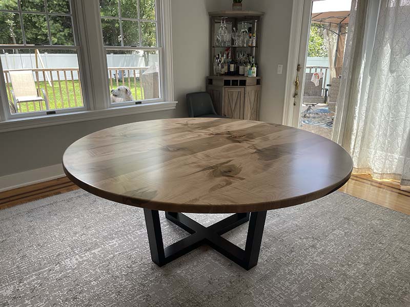 Round Maple Table photo 2