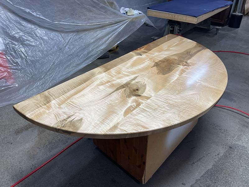 Round Maple Table photo 3