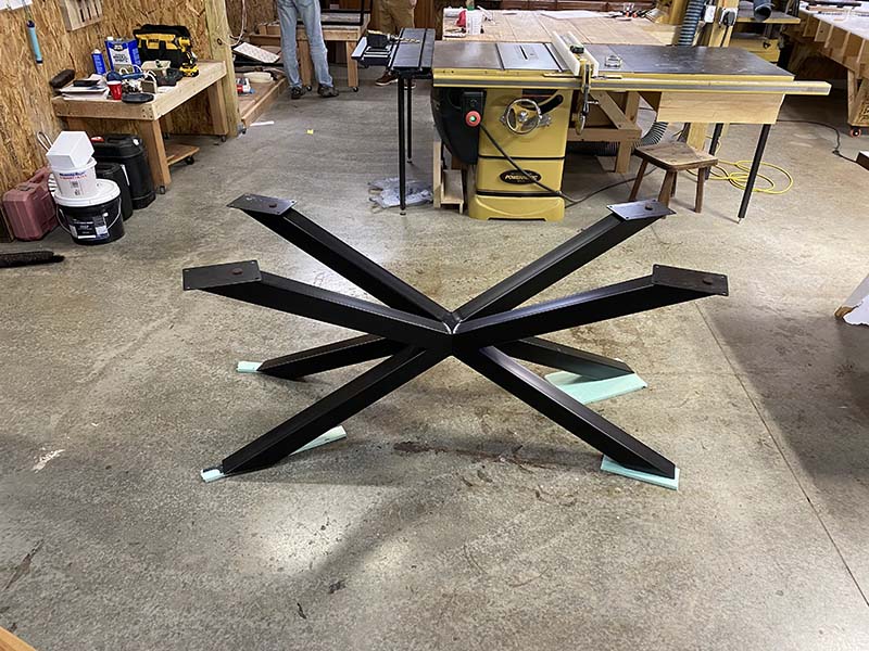 The Straight Modern Epoxy Table photo 2
