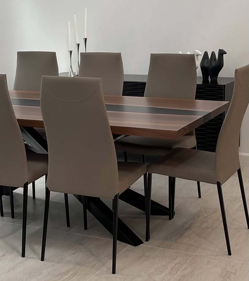The Straight Modern Epoxy Table photo 3