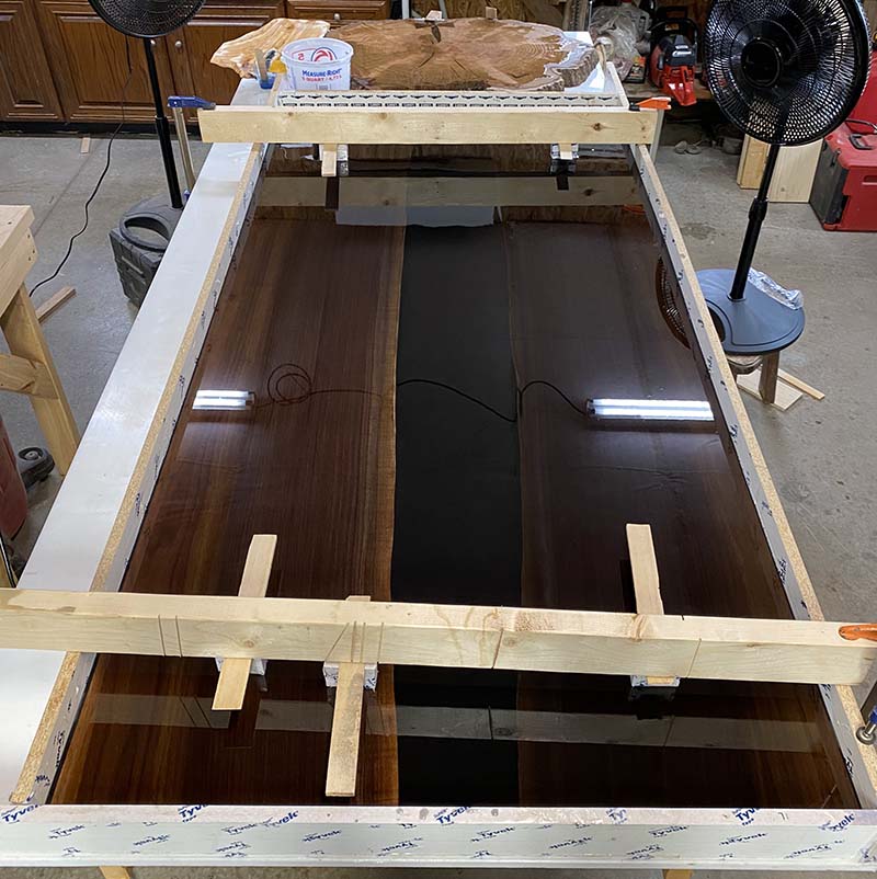 The Straight Modern Epoxy Table photo 5