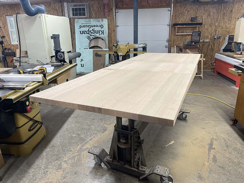 White Oak Plank Table photo 4